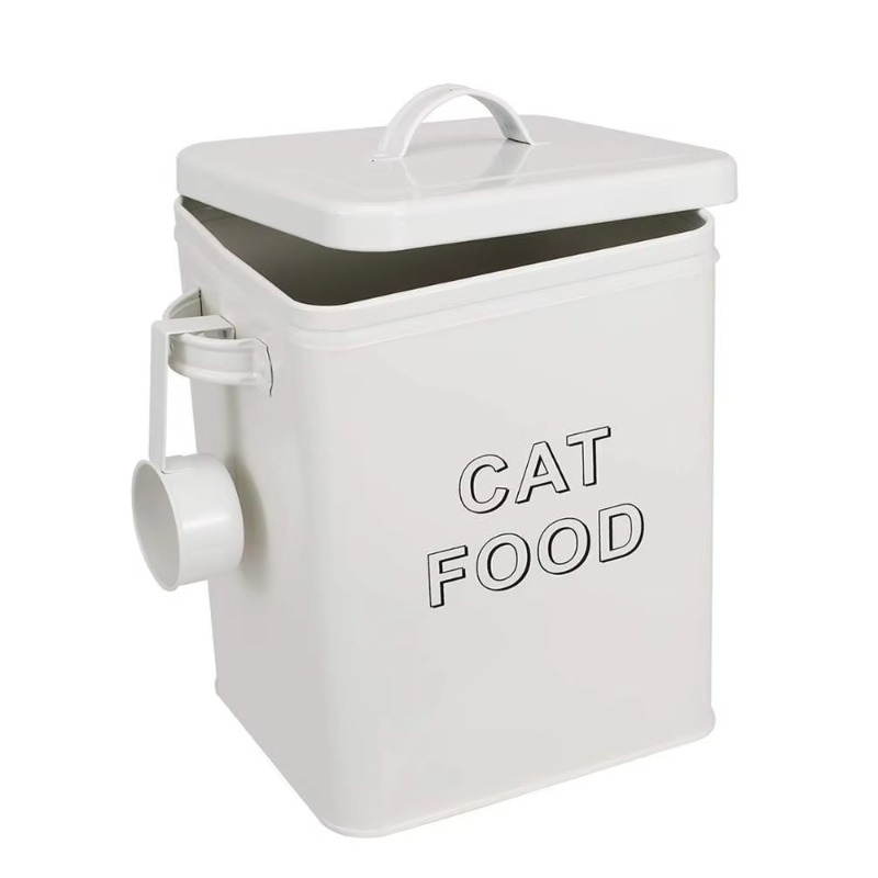 Tin Container Lid - Caixas de armazenamento de comida e