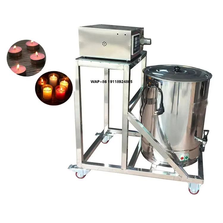Paraffin Candle Wax - Máquina Semiautomática Pneumática de Bancada para