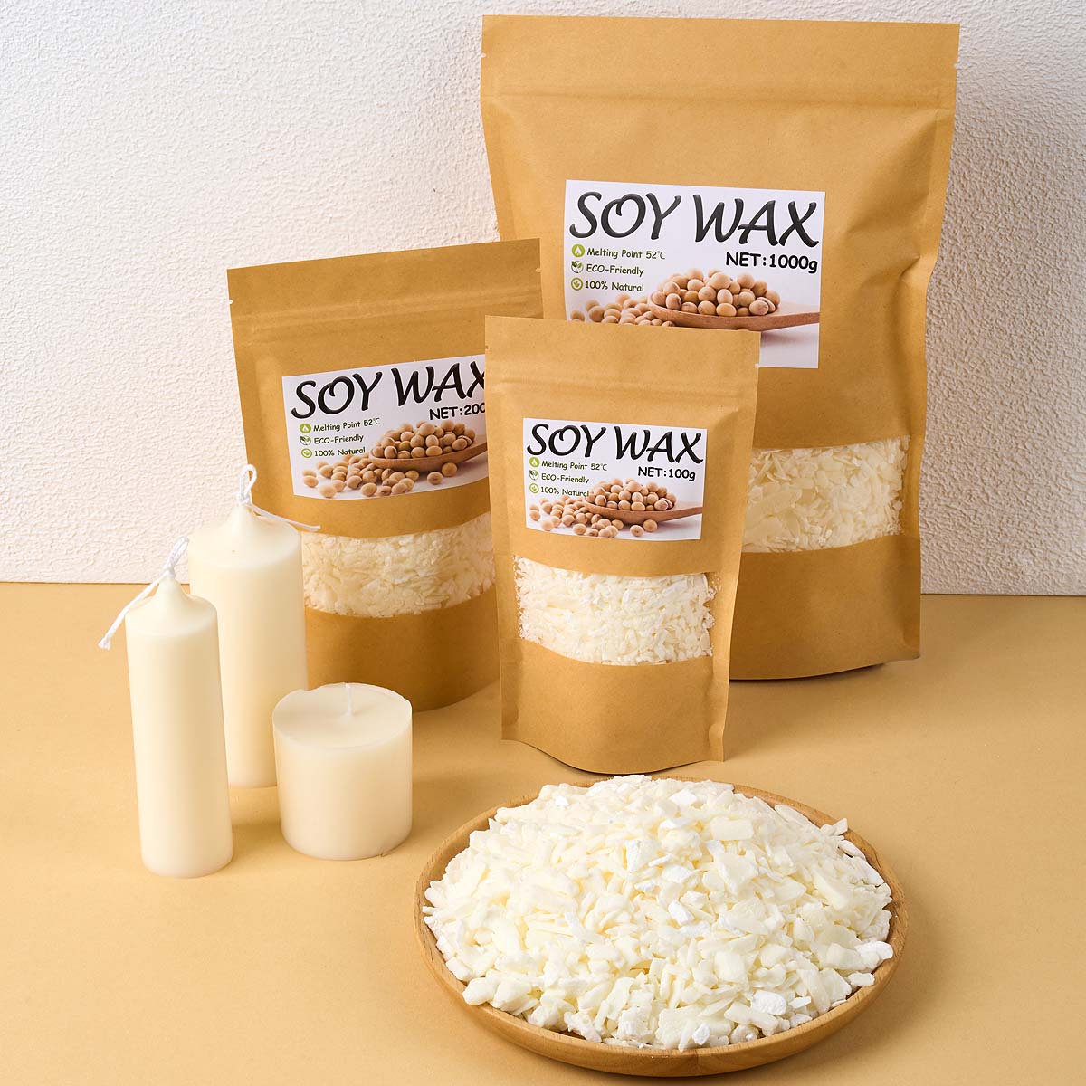 Candle Making Products - 1 libras de cera de soja
