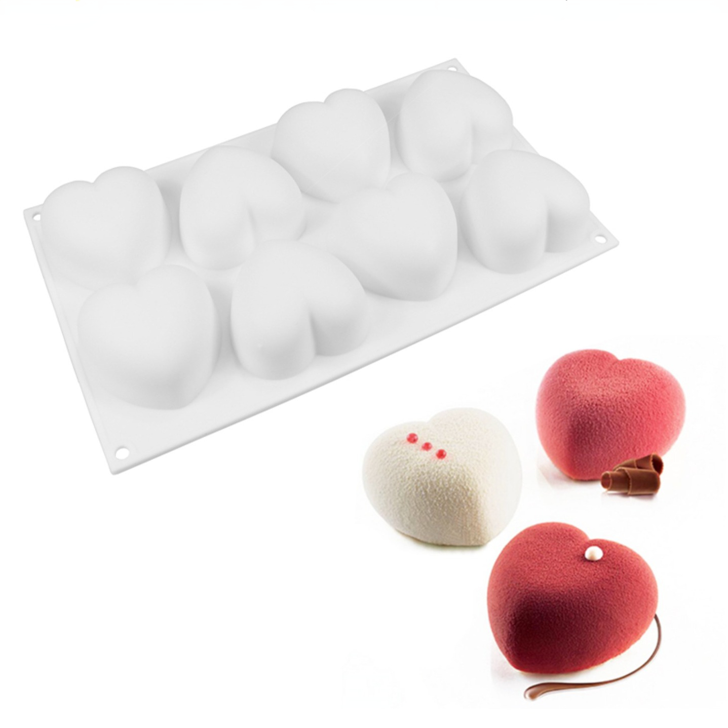 Candle Making Products - Amor coração silicone sabão molde artesanal