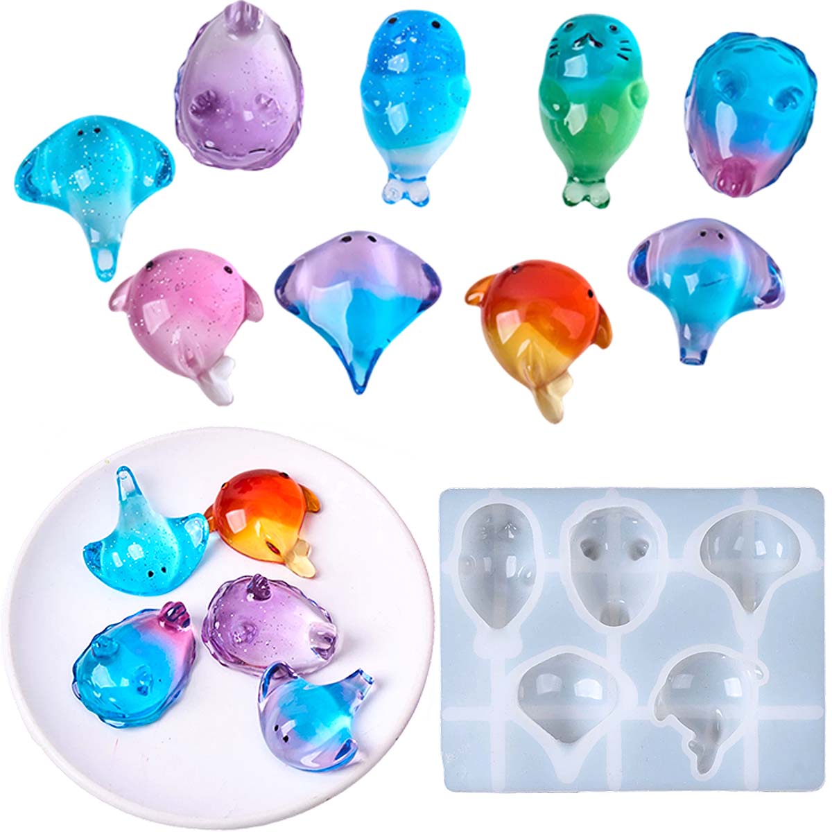 Candle Making Design - Molde de Silicone 3D de Raia