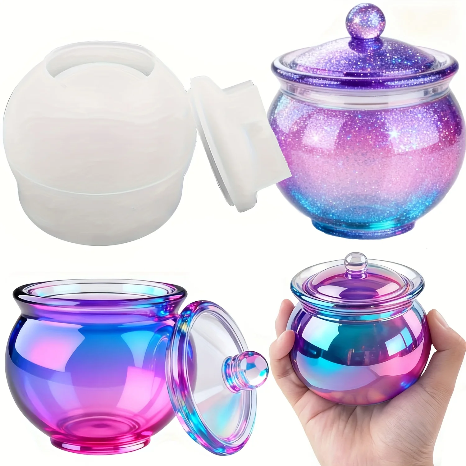 Candle Making Design - 1 conjunto de moldes redondos de