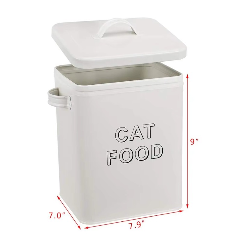 Caixas de armazenamento de com - Tin Container Lid avaliação e preço