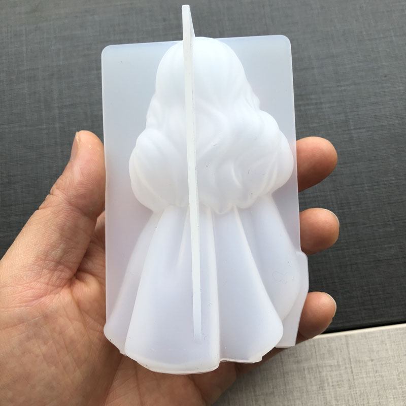 3d bonito princesa silicone ve - Candle Making Design avaliação e preço