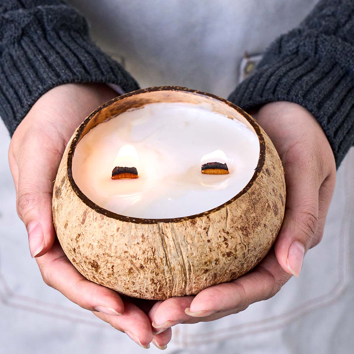 1LB Cera de Coco Branca Natura - Candle Making Material Wholesale avaliação e preço