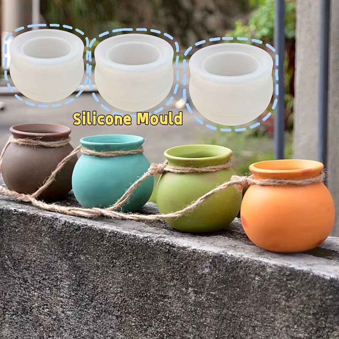 Moldes de Silicone para Vasos  - Candle Making Design avaliação e preço