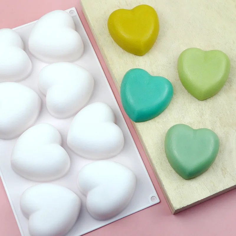 Amor coração silicone sabão mo - Candle Making Products avaliação e preço