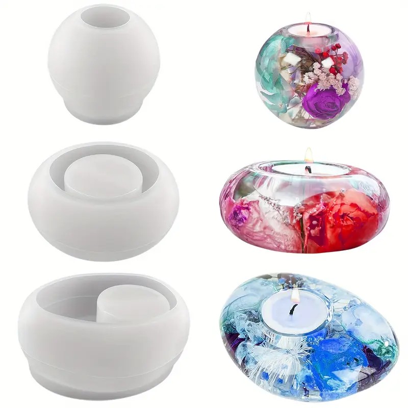 Molde de silicone de resina de - Candle Making Design avaliação e preço