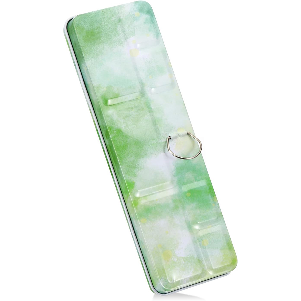 Paleta de aquarela vazia, lata - Tin Container Lid avaliação e preço