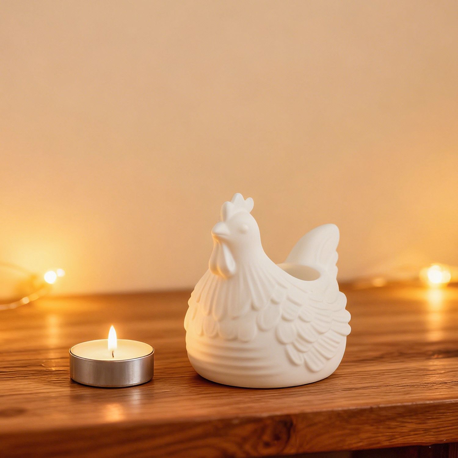 Diy 3d pequeno frango castiçal - Candle Making Design avaliação e preço