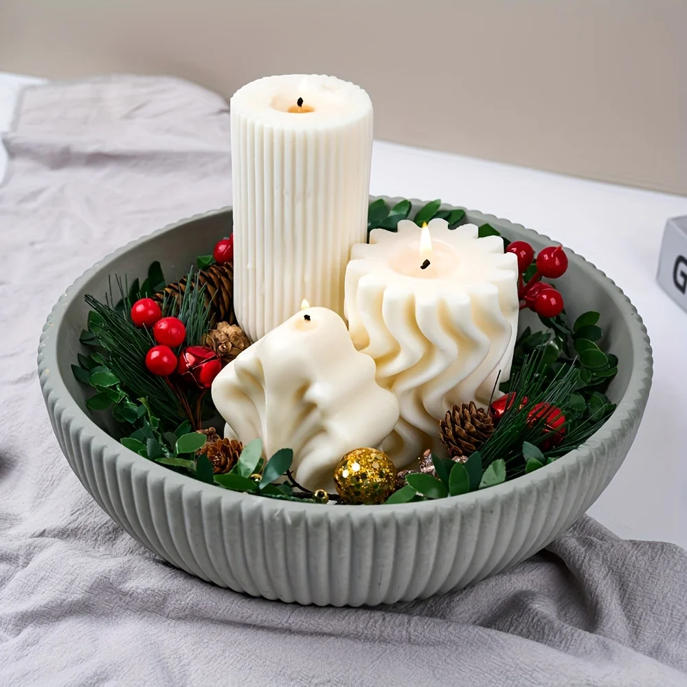 Molde de silicone de 1 anel pa - Candle Making Design avaliação e preço