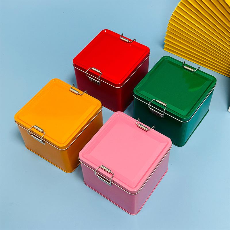 Caixa de Lata Quadrada para Bi - Tin Container Lid avaliação e preço