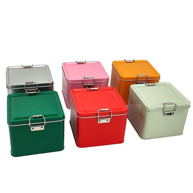 Caixa de Lata Quadrada para Bi - Tin Container Lid avaliação e preço