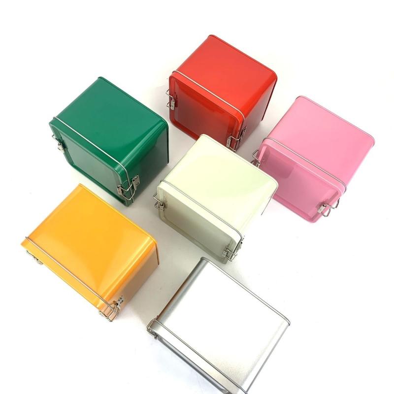Caixa de Lata Quadrada para Bi - Tin Container Lid avaliação e preço