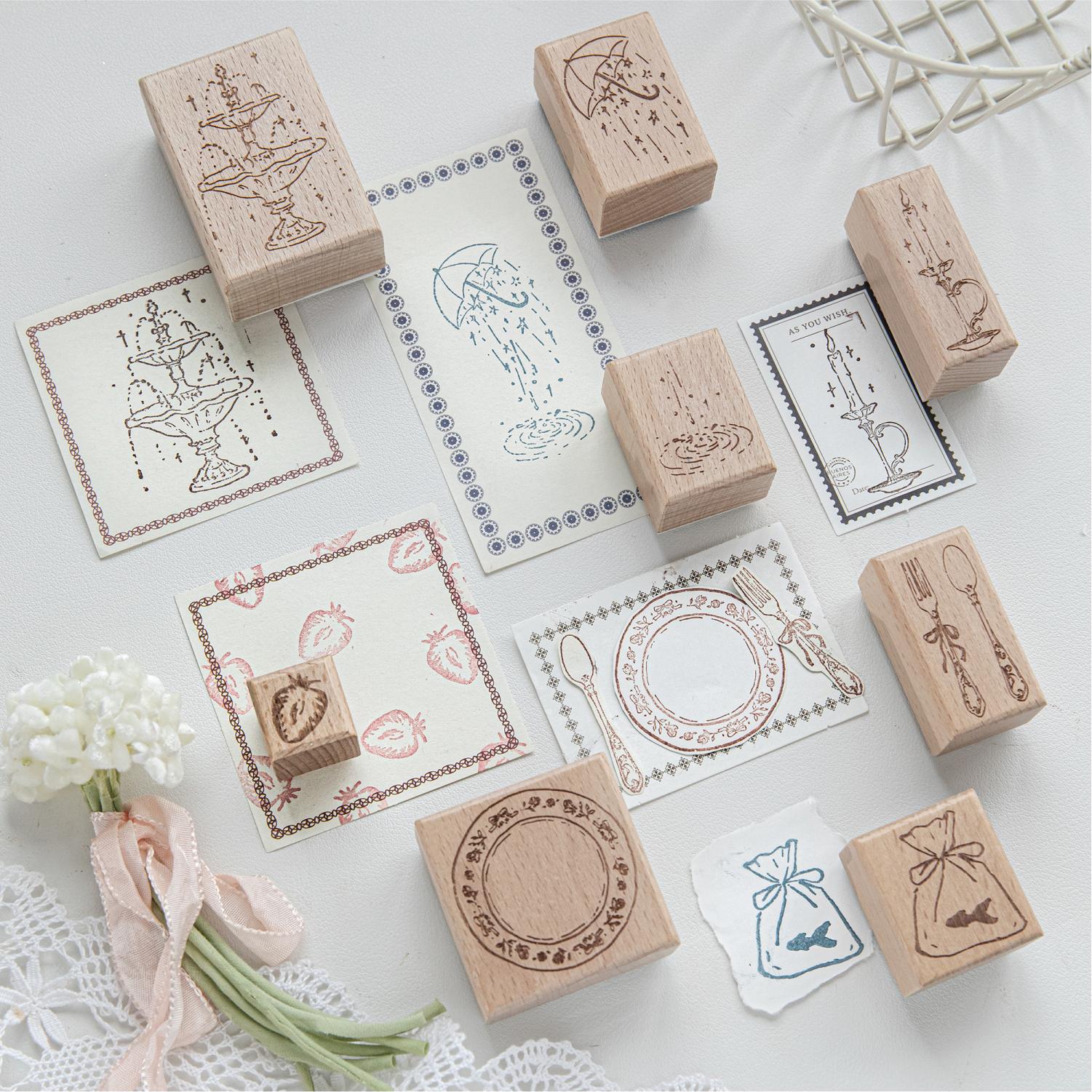 Carimbo de Madeira com Design  - Candle Making Products avaliação e preço