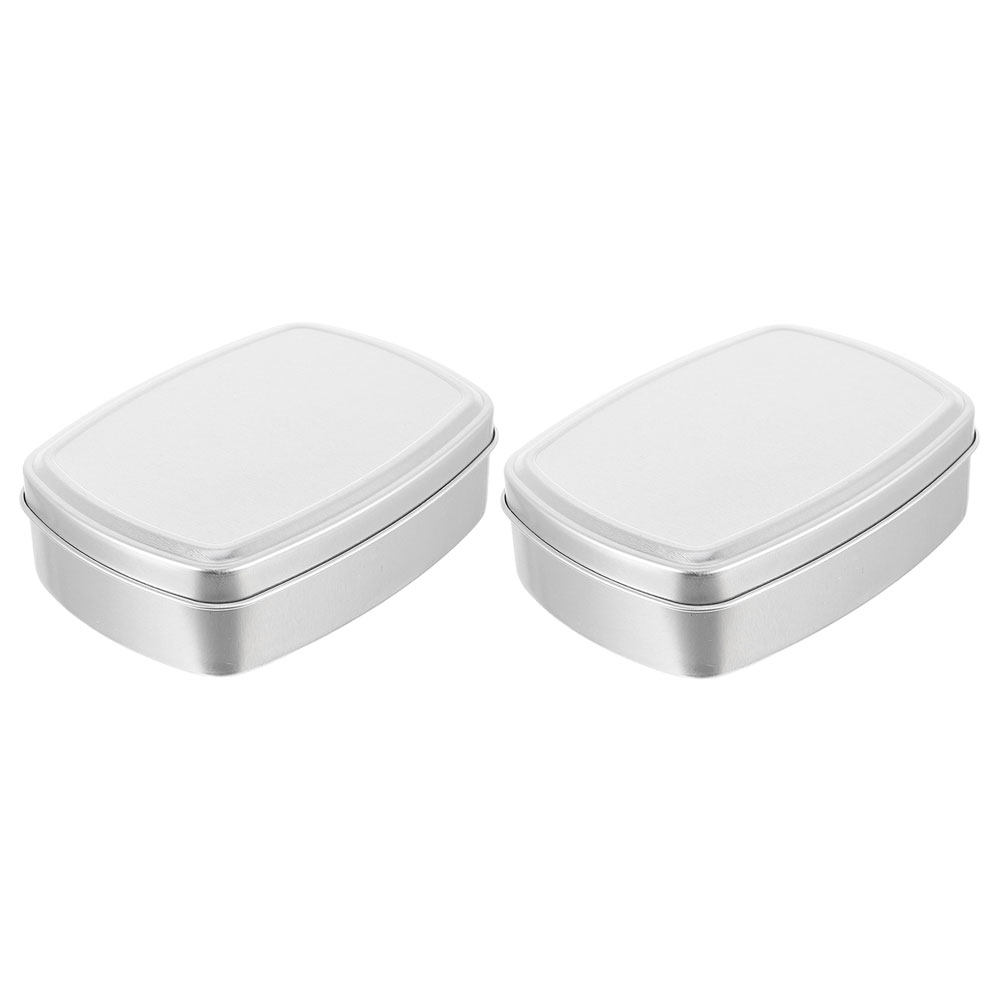 2 Peças de Caixas de Sabão de  - Tin Container Lid avaliação e preço